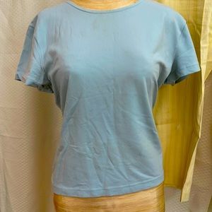 Ballinger-Gold sky blue tee Size Large. Must bundle!